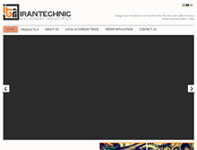 Tablet Screenshot of iran-technic.com